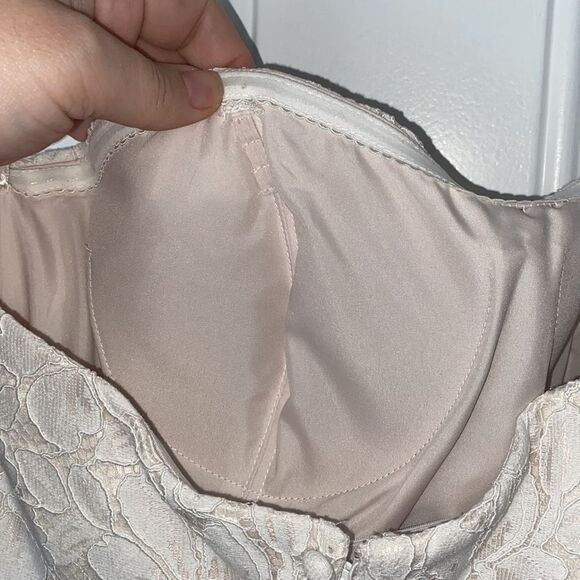 NWT BHLDN Whispers & Echoes Eastcote Strapless Bridal Wedding Gown Dress Size 8 - Picture 10 of 16